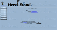 Desktop Screenshot of hereistand.com