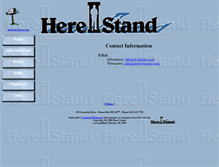 Tablet Screenshot of hereistand.com